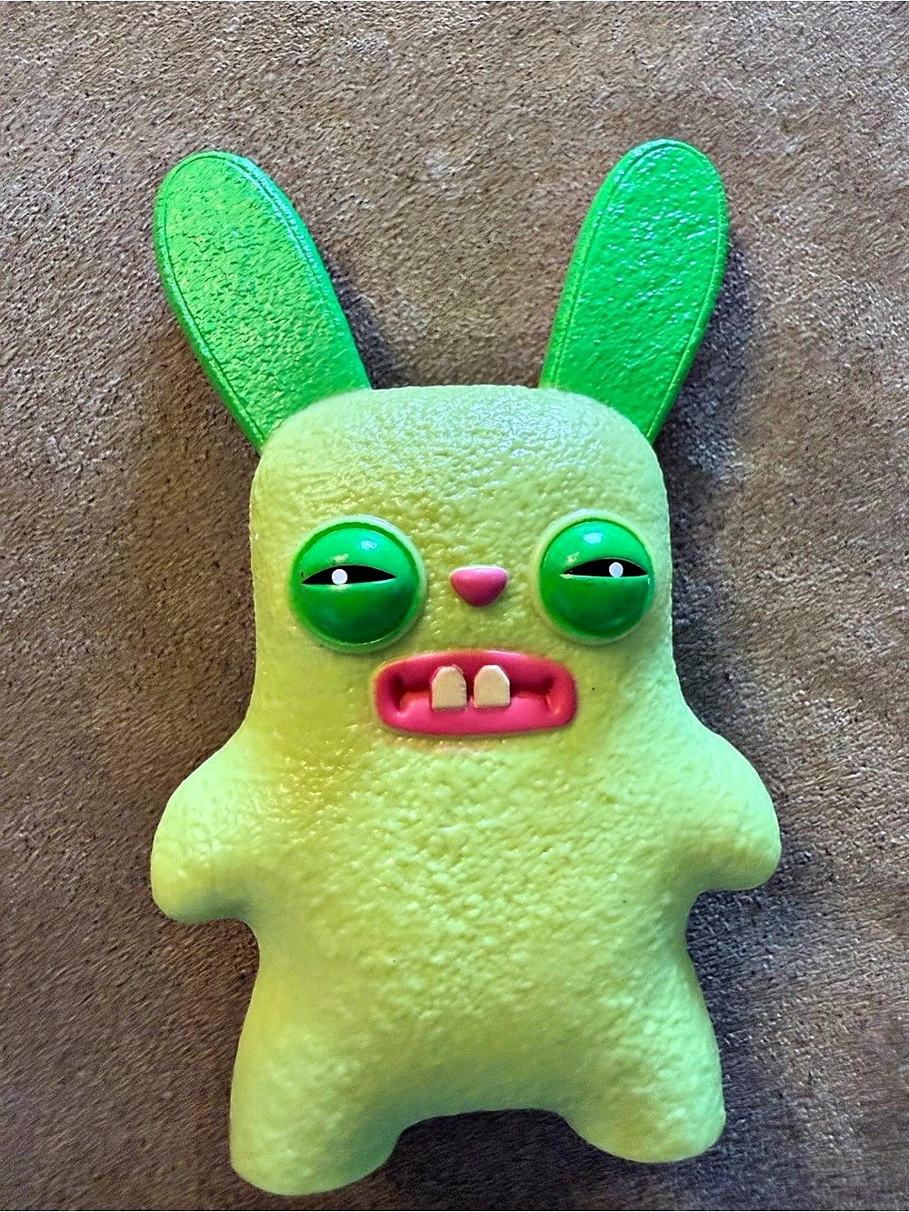 Fuggler Rabid Rabbit Green Bunny Character Plush Toy